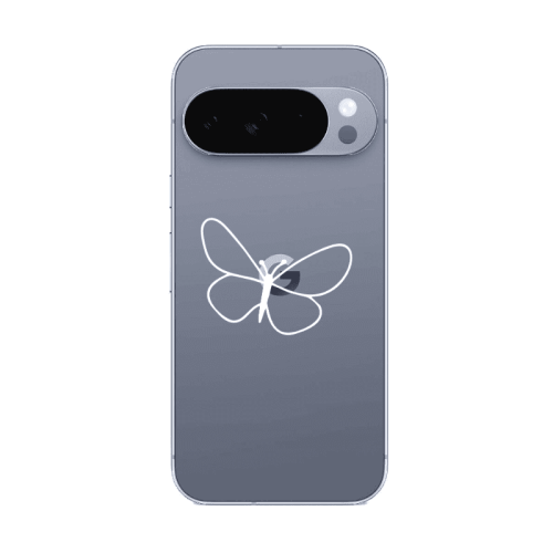 Google Pixel 10 Pro butterfly Transparent Silicone TPU Θήκη