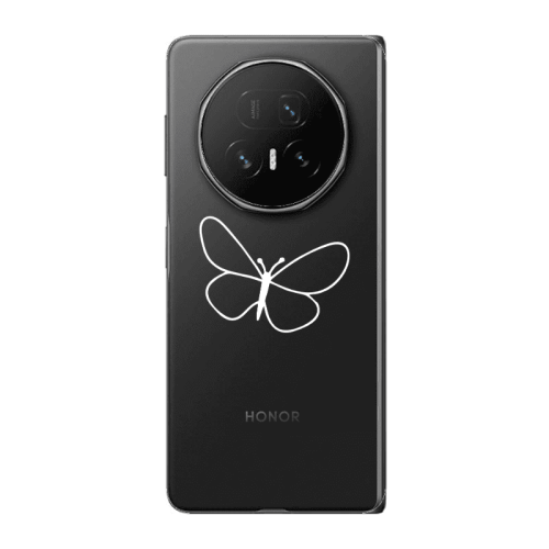 Honor Magic V5 butterfly Transparent Silicone TPU Θήκη
