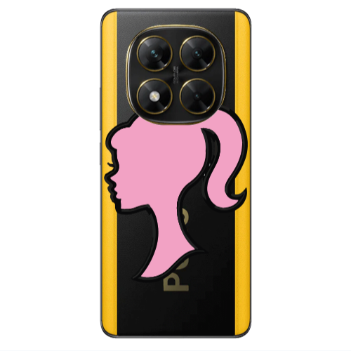 Xiaomi Poco X7 Line girl Transparent Silicone TPU Θήκη