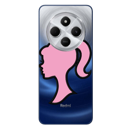 Xiaomi Redmi 14c Line girl Transparent Silicone TPU Θήκη