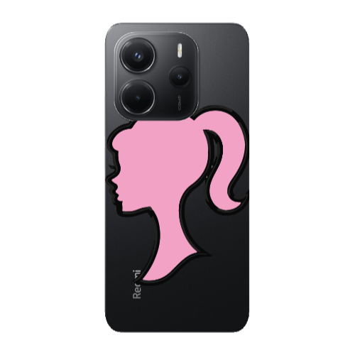 Xiaomi Redmi Note 14 Line girl Transparent Silicone TPU Θήκη