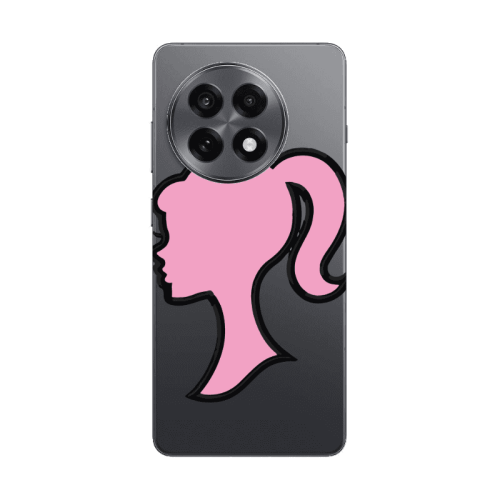 Oneplus 13 R Line girl Transparent Silicone TPU Θήκη