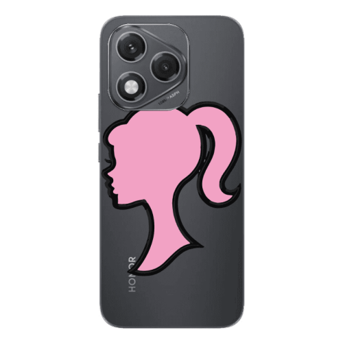Honor 400 Lite Line girl Transparent Silicone TPU Θήκη