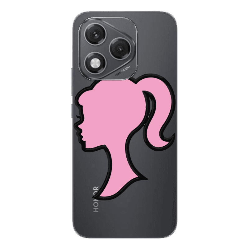 Honor 400 Lite Line girl Transparent Silicone TPU Θήκη