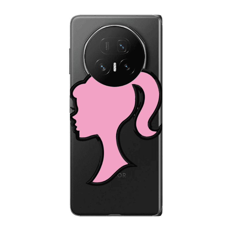 Honor Magic V5 Line girl Transparent Silicone TPU Θήκη