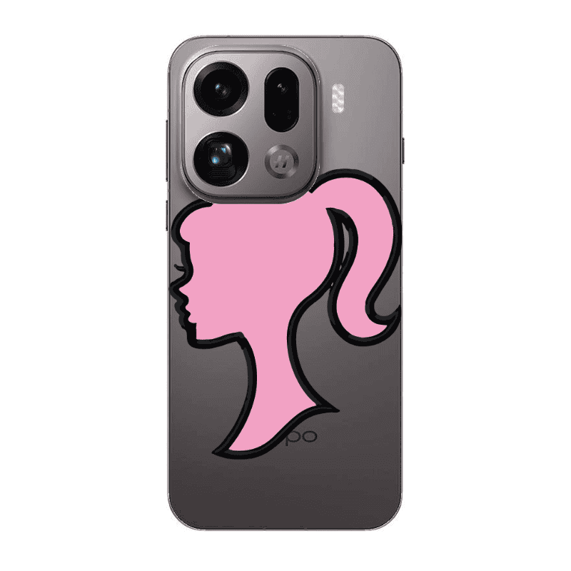 Oppo Find X9 Pro Line girl Transparent Silicone TPU Θήκη