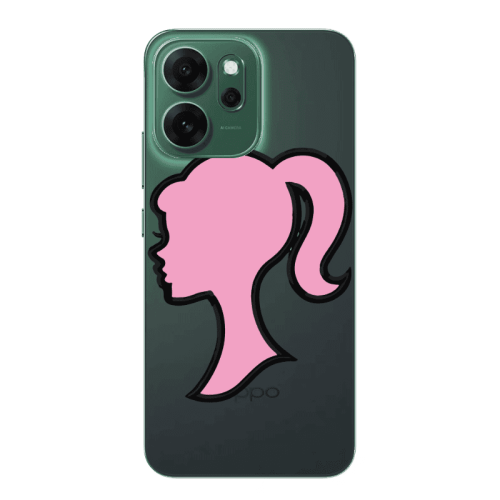 Oppo Reno 14 FS Line girl Transparent Silicone TPU Θήκη