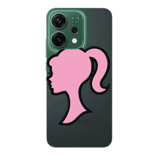 Oppo RENO 14 Line girl Transparent Silicone TPU Θήκη