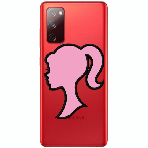 Samsung S20 FE Line girl Transparent Silicone TPU Θήκη