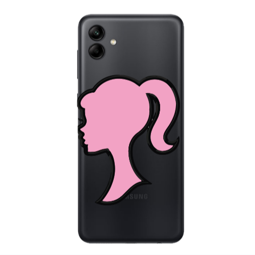 Samsung A04 Line girl Transparent Silicone TPU Θήκη