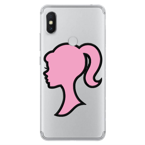 Xiaomi Redmi S2 Line girl Transparent Silicone TPU Θήκη