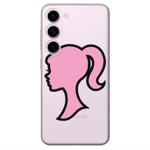 Samsung S23 Plus Line girl Transparent Silicone TPU Θήκη