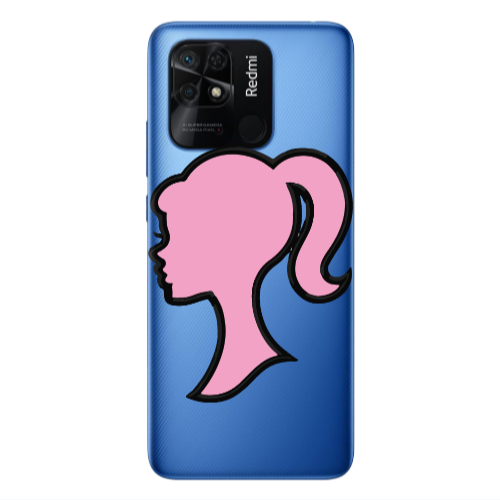 Xiaomi Poco C40 Line girl Transparent Silicone TPU Θήκη