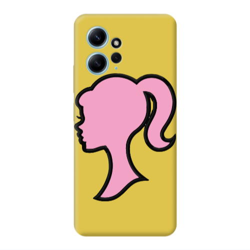Xiaomi Redmi Note 12 4G Line girl Yellow Colored Silicone TPU Θήκη