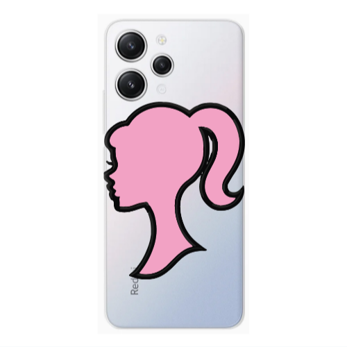Xiaomi Redmi 12 Line girl Transparent Silicone TPU Θήκη