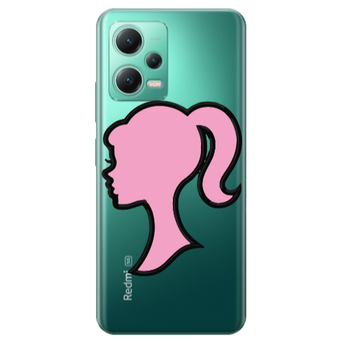 Xiaomi Redmi Note 12 Pro Plus 5G Line girl Transparent Silicone TPU Θήκη