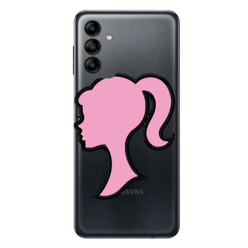Samsung A13 5G Line girl Transparent Silicone TPU Θήκη