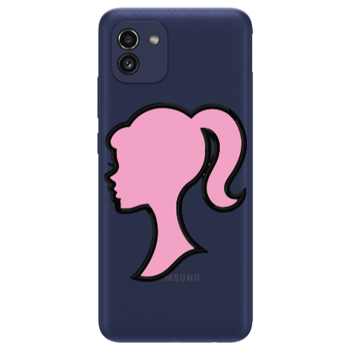 Samsung A03 Line girl Transparent Silicone TPU Θήκη