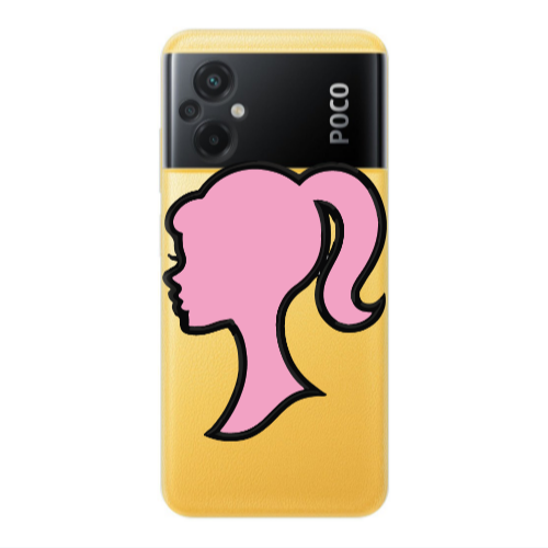 Xiaomi Poco M5 Line girl Transparent Silicone TPU Θήκη
