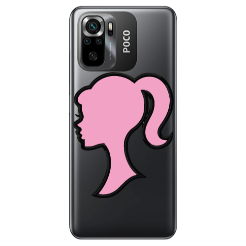 Xiaomi Poco M5 s Line girl Transparent Silicone TPU Θήκη