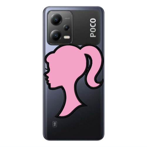Xiaomi Poco X5 Line girl Transparent Silicone TPU Θήκη