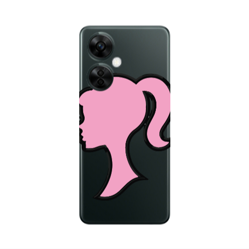 Oneplus Nord CE 3 Lite 5G Line girl Transparent Silicone TPU Θήκη