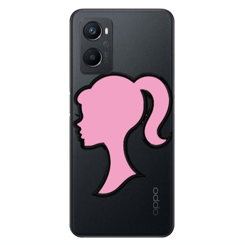 Oppo A 96 Line girl Transparent Silicone TPU Θήκη