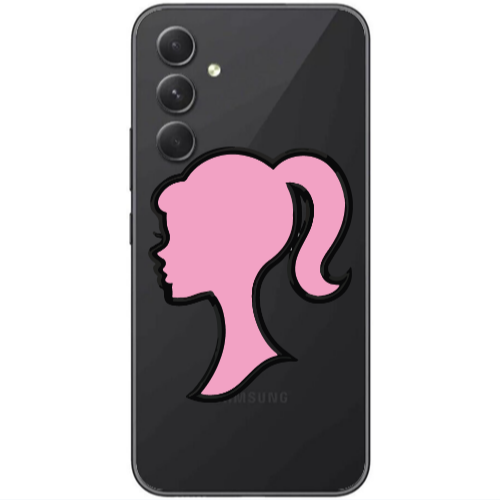 Samsung Galaxy A25 Line girl Transparent Silicone TPU Θήκη