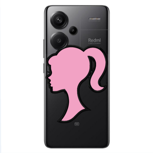 Xiaomi Redmi Note 13 Pro+ 5G  Line girl Transparent Silicone TPU Θήκη