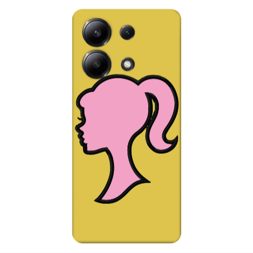 Xiaomi Redmi Note 13 4G Line girl Yellow Colored Silicone TPU Θήκη