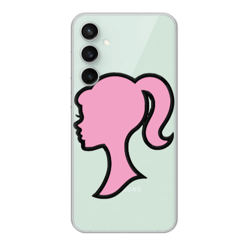 Samsung S24 Line girl Transparent Silicone TPU Θήκη