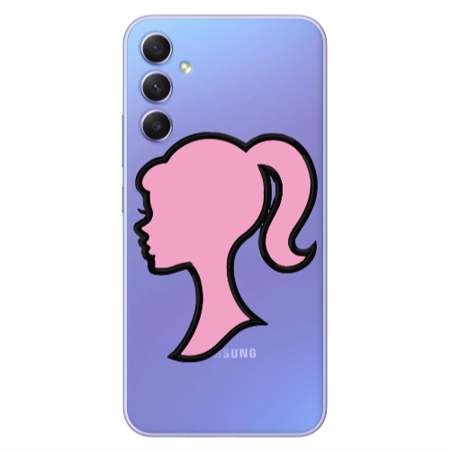 Samsung A25 Line girl Transparent Silicone TPU Θήκη