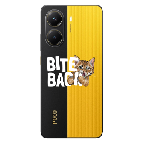 Xiaomi Poco X7 Pro bitte back cat Transparent Silicone TPU Θήκη