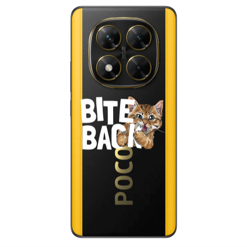Xiaomi Poco X7 bitte back cat Transparent Silicone TPU Θήκη