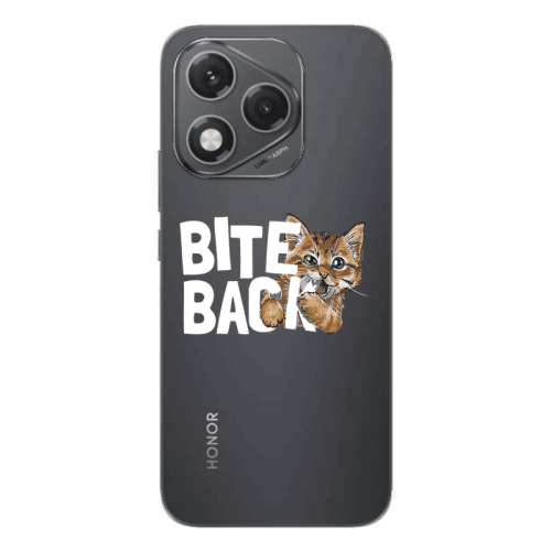 Honor 400 Lite bitte back cat Transparent Silicone TPU Θήκη