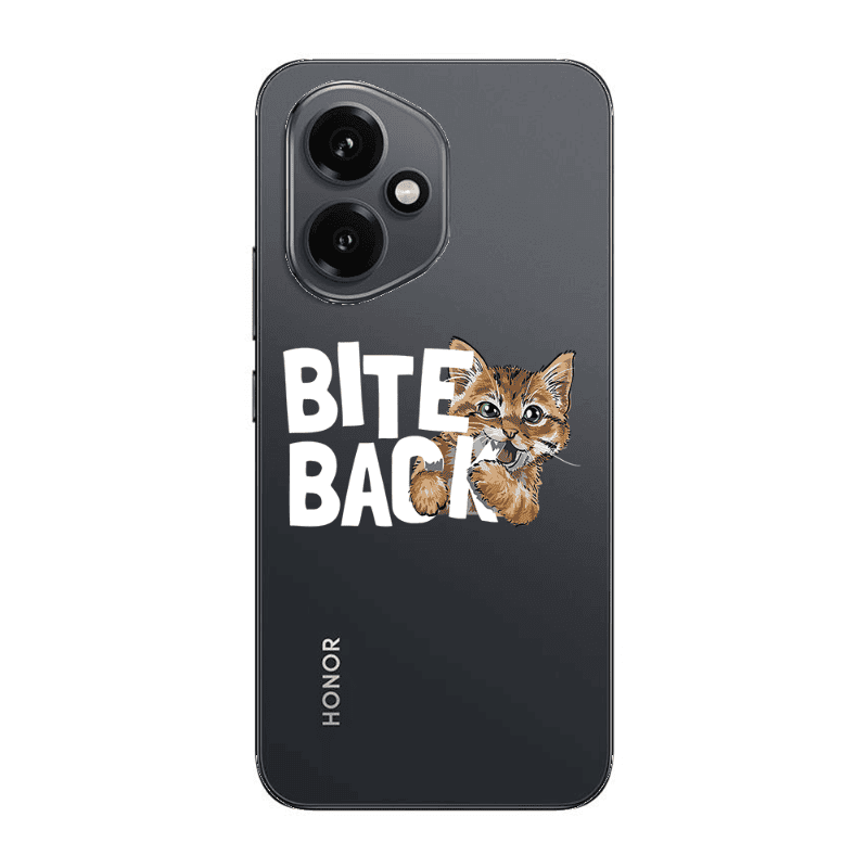 Honor Magic 400 bitte back cat Transparent Silicone TPU Θήκη