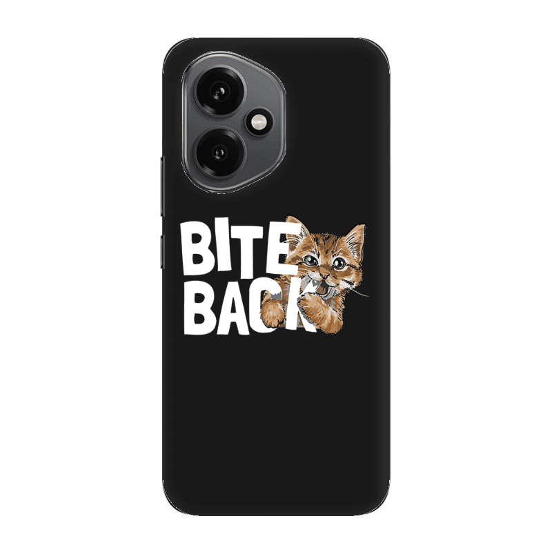Honor Magic 400 bitte back cat Black Colored Silicone TPU Θήκη