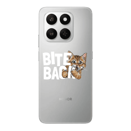 Honor Magic 400 Smart bitte back cat Transparent Silicone TPU Θήκη
