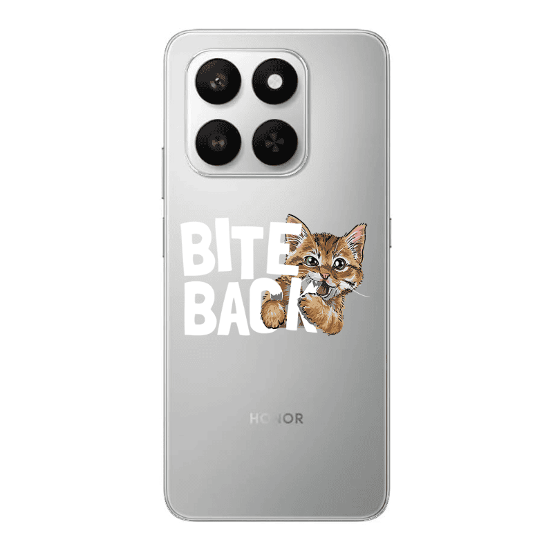 Honor Magic 400 Smart bitte back cat Transparent Silicone TPU Θήκη