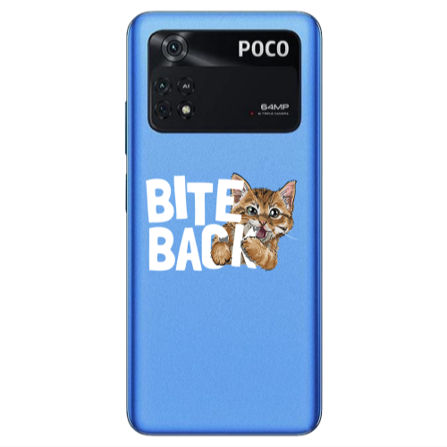 Xiaomi Poco M4 Pro 4G bitte back cat Transparent Silicone TPU Θήκη