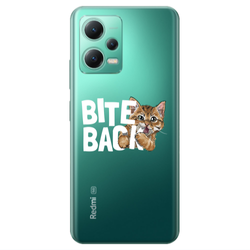Xiaomi Redmi Note 12 Pro 5G bitte back cat Transparent Silicone TPU Θήκη