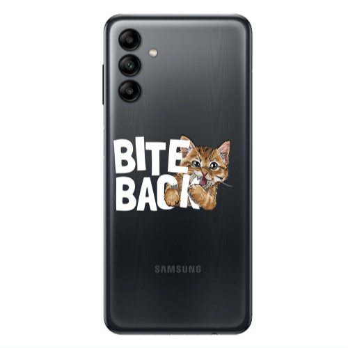 Samsung A13 5G bitte back cat Transparent Silicone TPU Θήκη