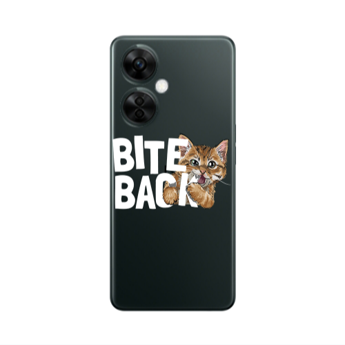 Oneplus Nord CE 3 Lite 5G bitte back cat Transparent Silicone TPU Θήκη