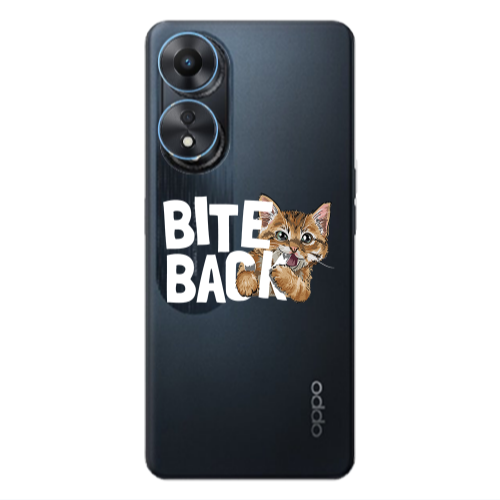 Oppo A 98 bitte back cat Transparent Silicone TPU Θήκη