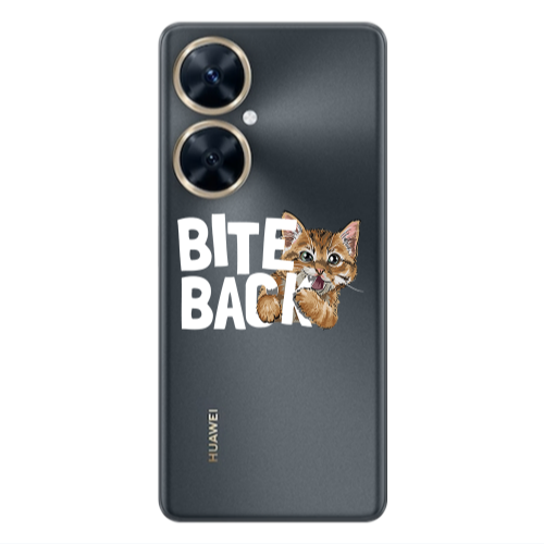 Huawei Nova 11i bitte back cat Transparent Silicone TPU Θήκη
