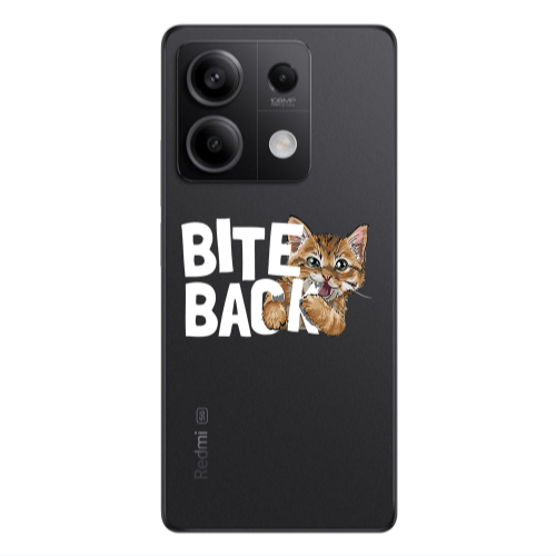 Xiaomi Redmi Note 13Pro 5G bitte back cat Transparent Silicone TPU Θήκη