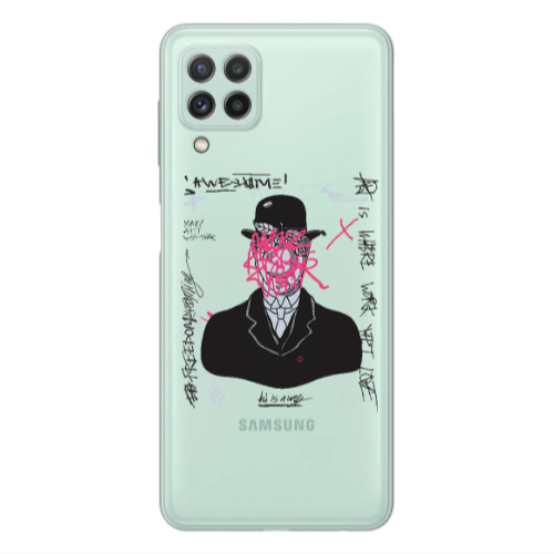 Samsung A22 4G Awes Transparent Silicone TPU Θήκη
