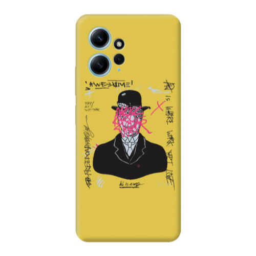 Xiaomi Redmi Note 12 4G Awes Yellow Colored Silicone TPU Θήκη