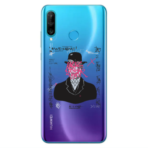 Huawei P30 Lite Awes Transparent Silicone TPU Θήκη