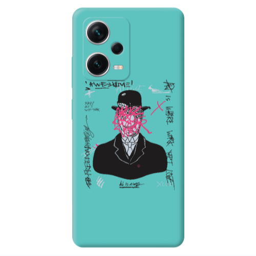 Xiaomi Poco X5 Awes Turquoise Colored Silicone TPU Θήκη